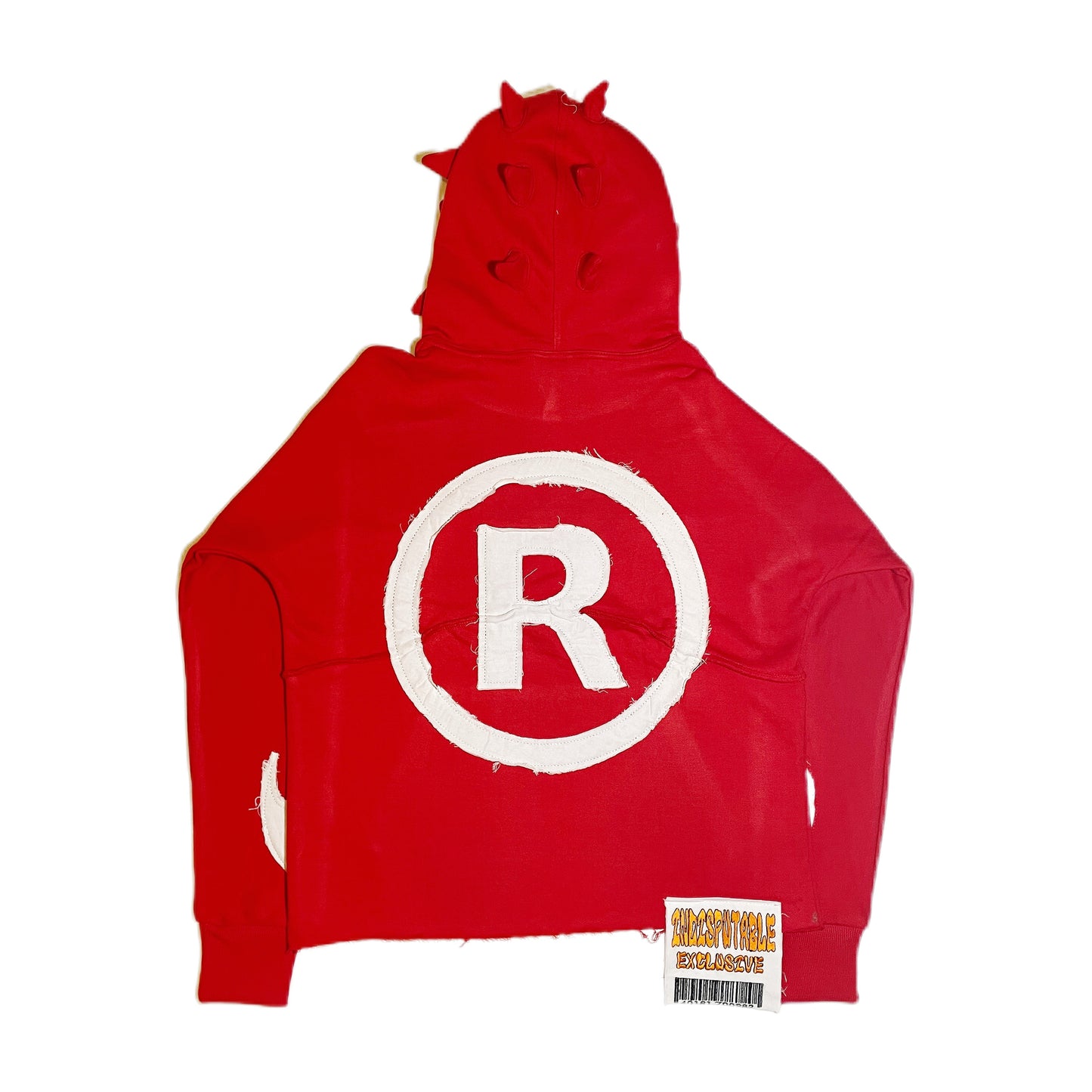 RED SPIKE HOODIE